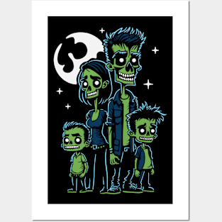 Zombie Family - 1 Posters and Art